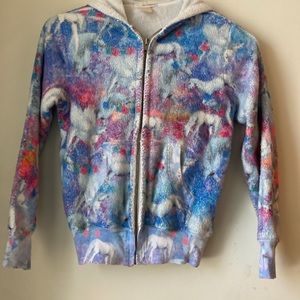 Fuzzy Girls unicorn jacket